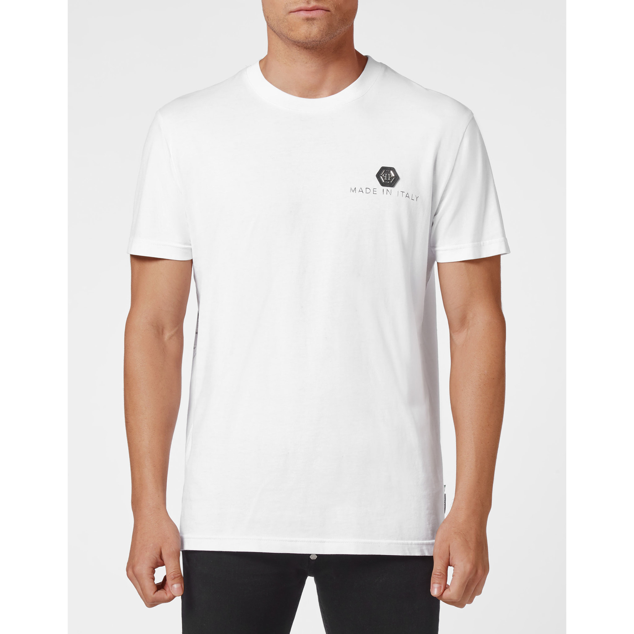 PHILIPP PLEIN T-Shirt Round Neck HEXAGON