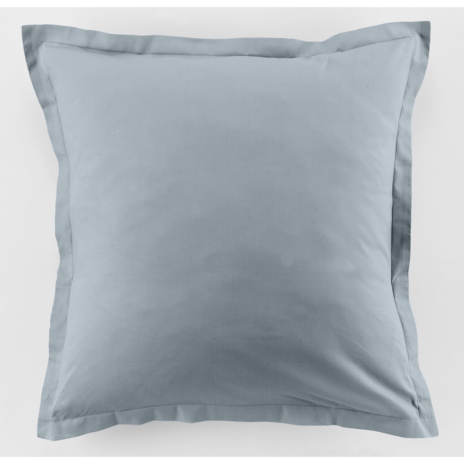 Lot de 2 taies 100% coton 57fils blue polaire
