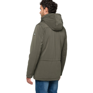 Chaqueta Hot Buttered térmica impermeable Nusakan verde militar