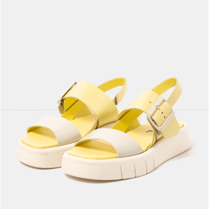 Sandalias 1857 MULTI PALE YELLOW-CREAM/ MALAGA color Pale yellow-cream