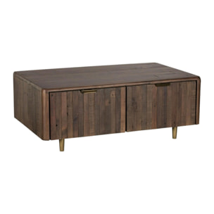 Table basse bois recyclé brun QUEENSTOWN