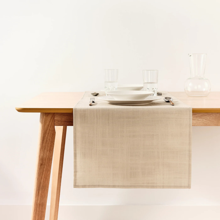Chemin de table Beige 45x140 cm