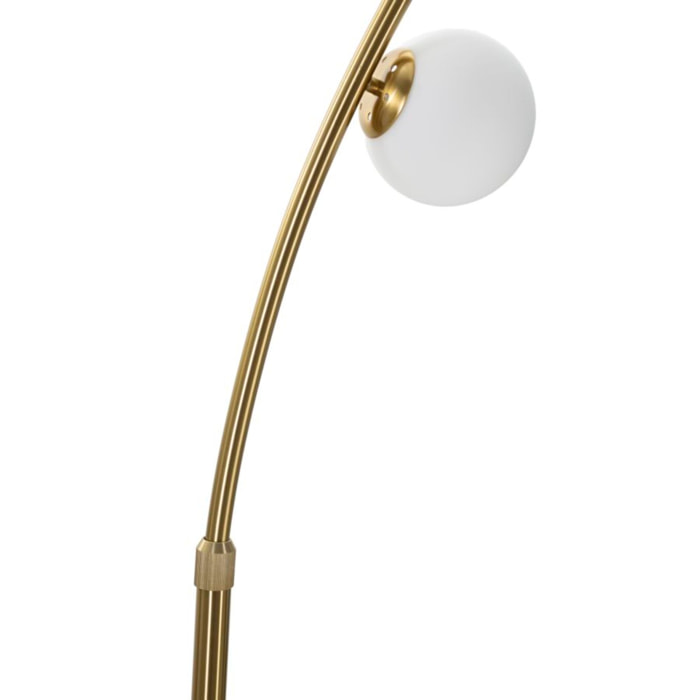 LAMPADA DA TERRA GLAMY ARC 6 LUCI CM 130X45X220-246