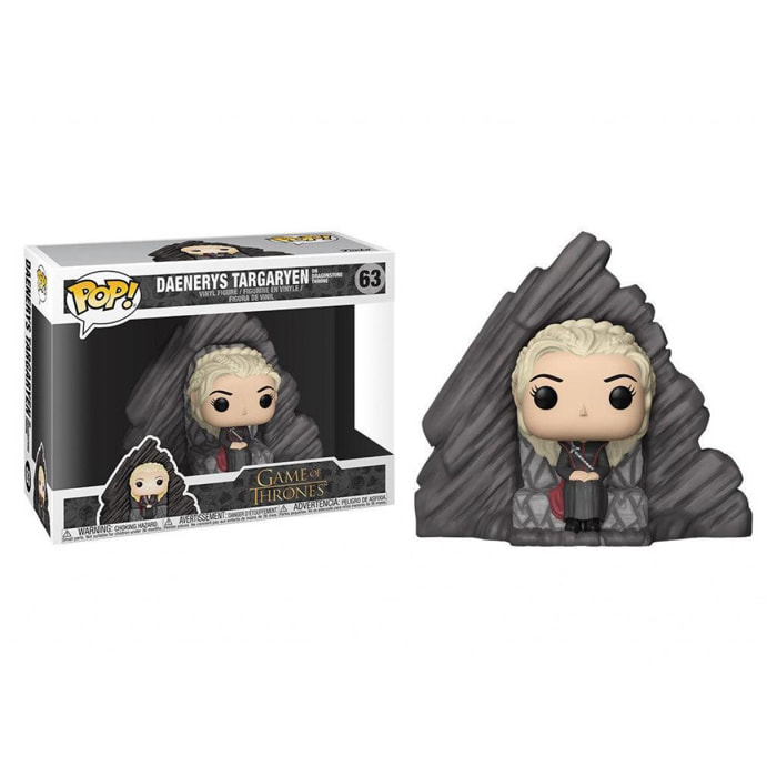 Il Trono Di Spade Funko Pop Serie Tv Vinile Figura Daenerys Sul Trono 15 Cm