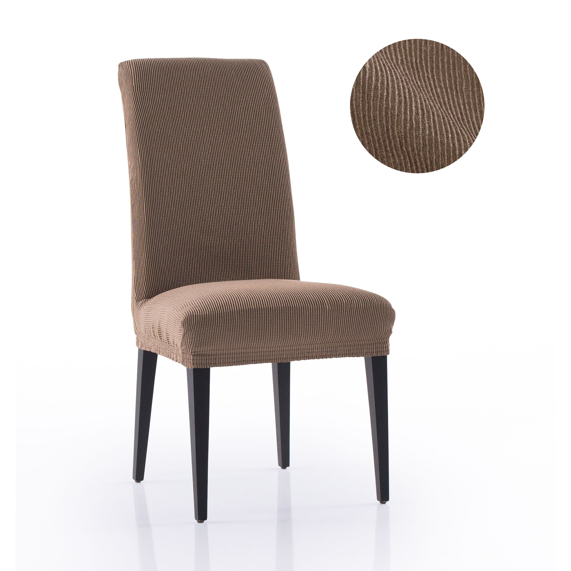 Funda Elástica para silla con RESPALDO pack2 unidades modelo MARCELA