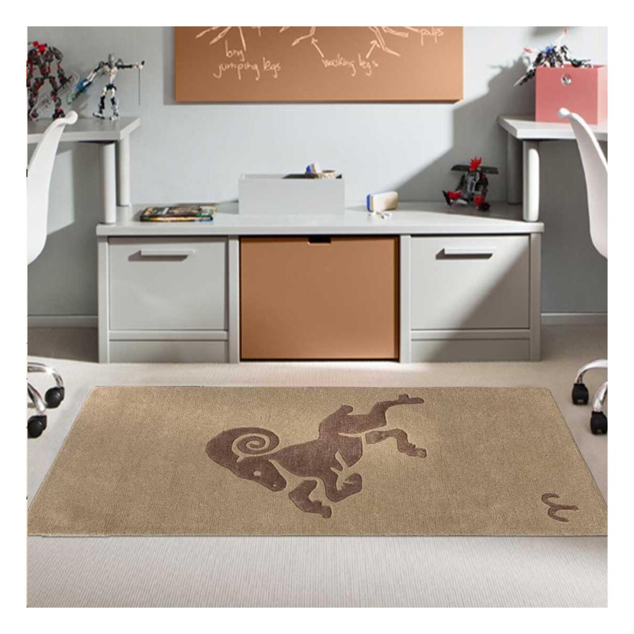 Tapis salon et chambre fait main en laine motif géométrique SOFO