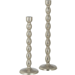 J-Line chandelier Sphère Mat - aluminium - argent - large