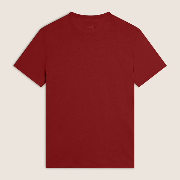 T-shirt Uomo Regular Fit con Logo e Dettagli Minimal