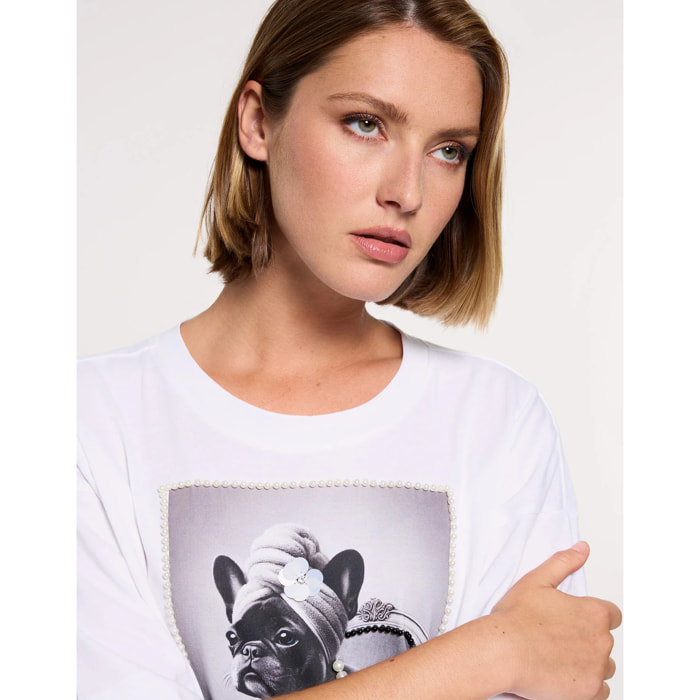 Camiseta Manga Corta Blanco - Dogy