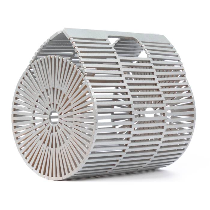 Zerfaliu borsa a mano in legno.