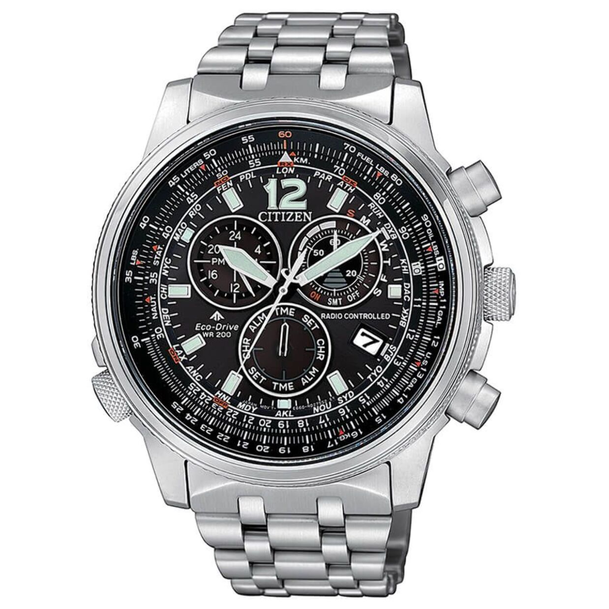 Reloj Citizen CB5860-86E Hombre Analogico Solar con Correa de Acero inoxidable