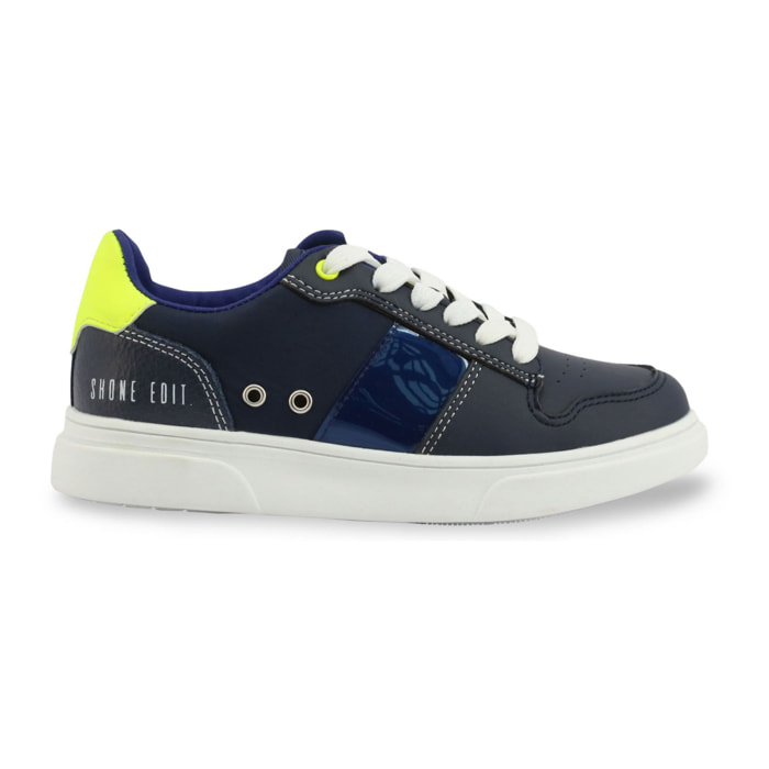 Zapatillas Sneaker para Niño- Shone S8015-013 Navy