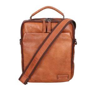 Borsa a mano unisex In Vera pelle Made in India 22x26x9 cm