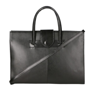 Borsa a mano da Donna Evelina in Vera Pelle Made in Italy 29x40x9 cm