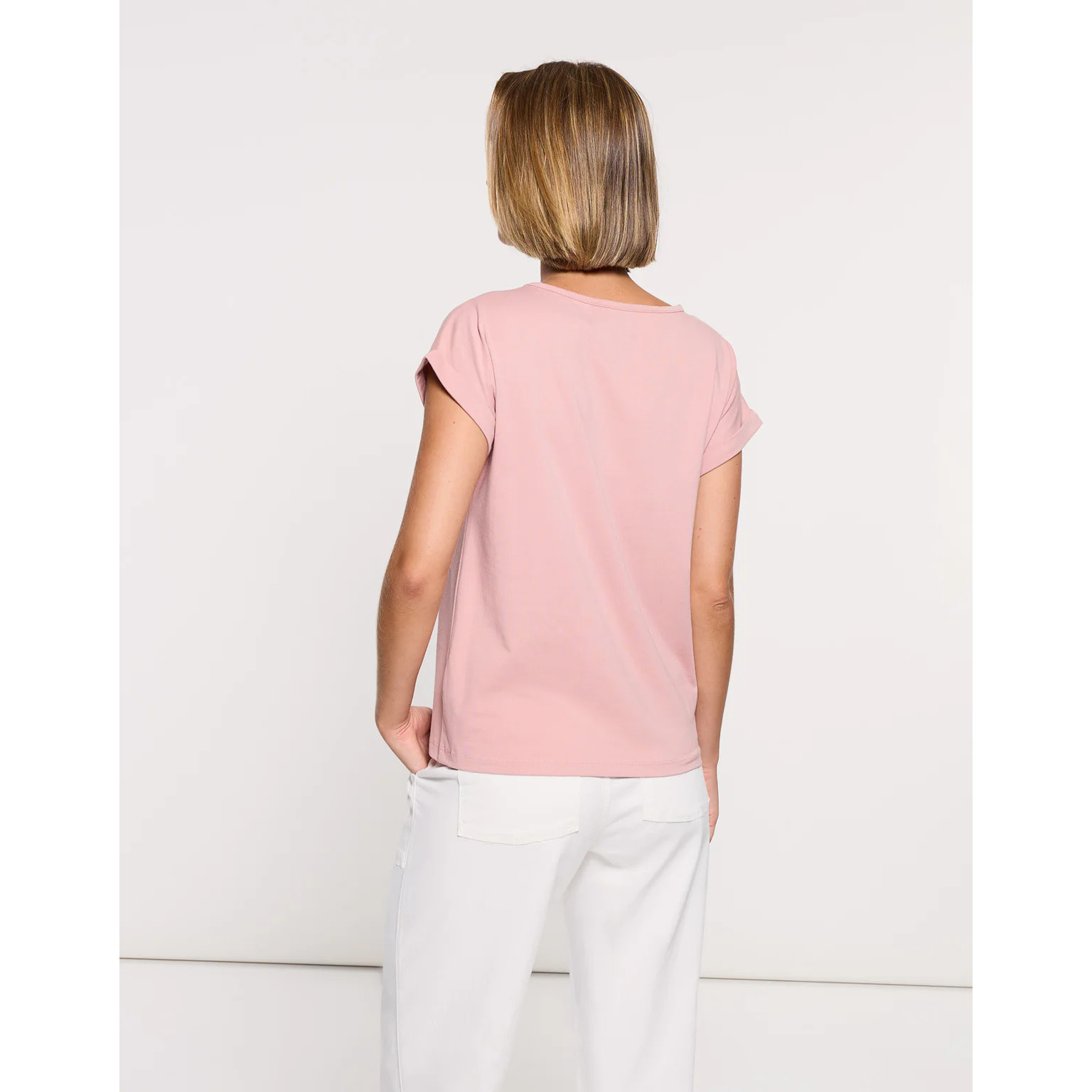 Camiseta Manga Corta Rosa - Kalosa