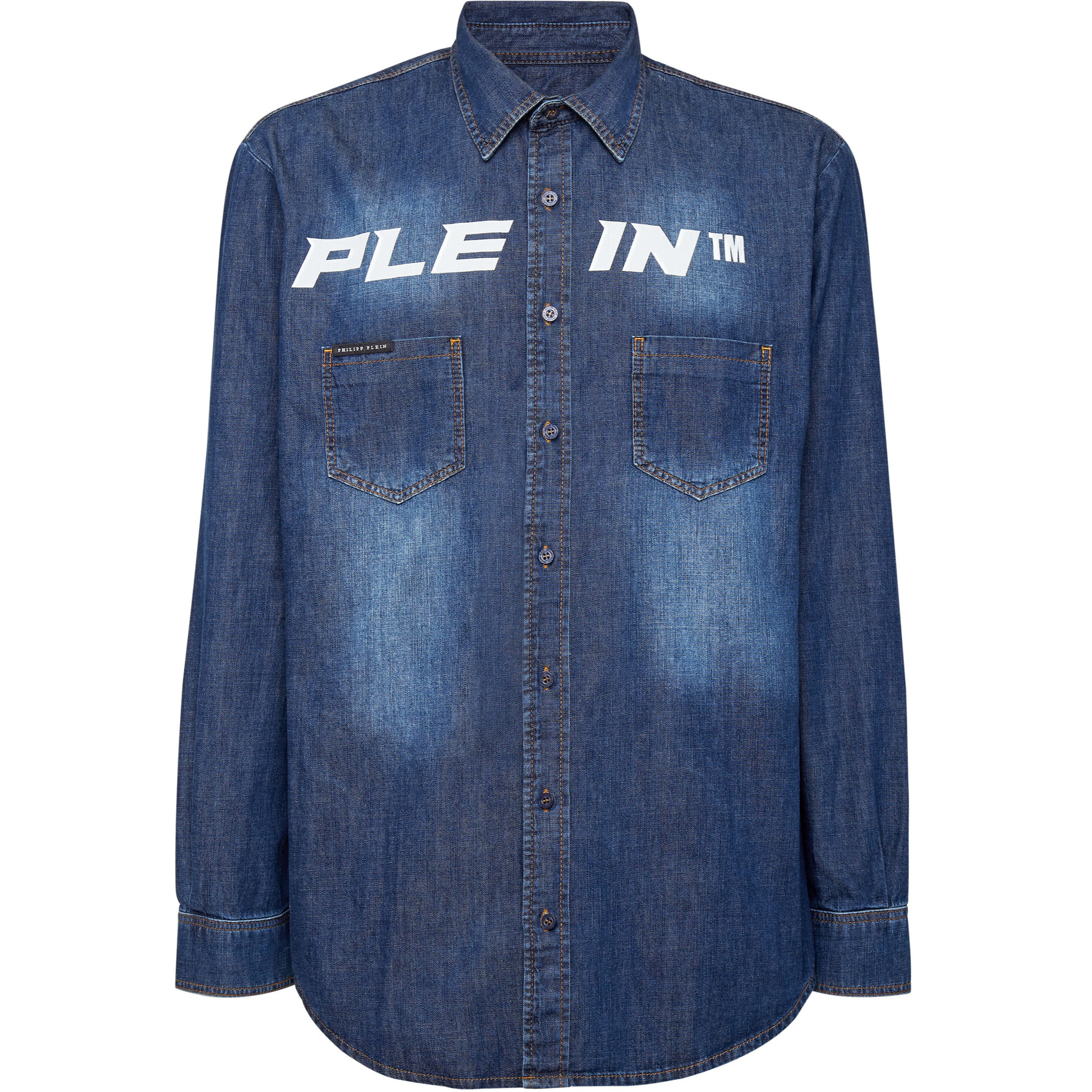 PHILIPP PLEIN Camisa vaquera