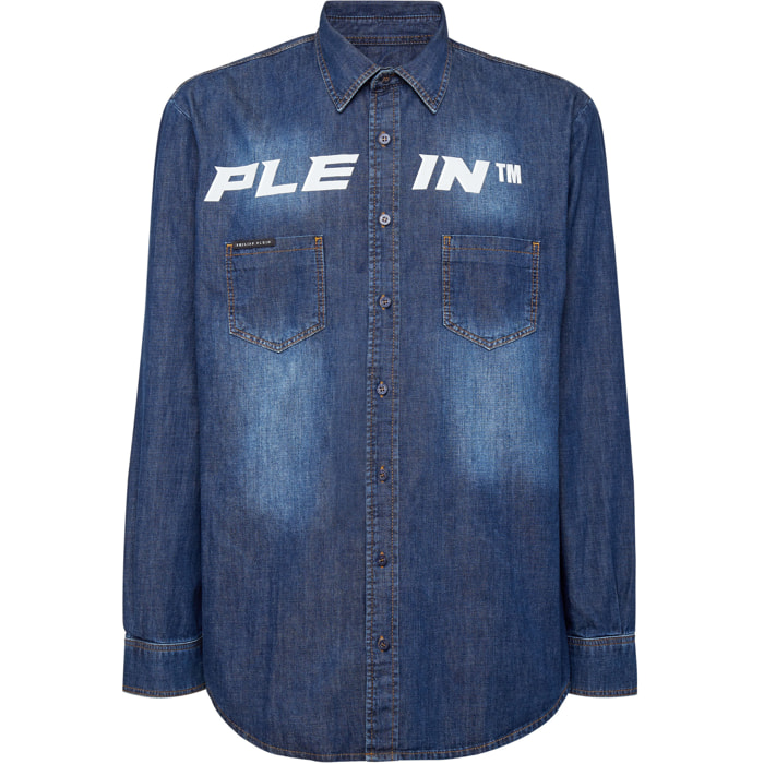 PHILIPP PLEIN Camisa vaquera