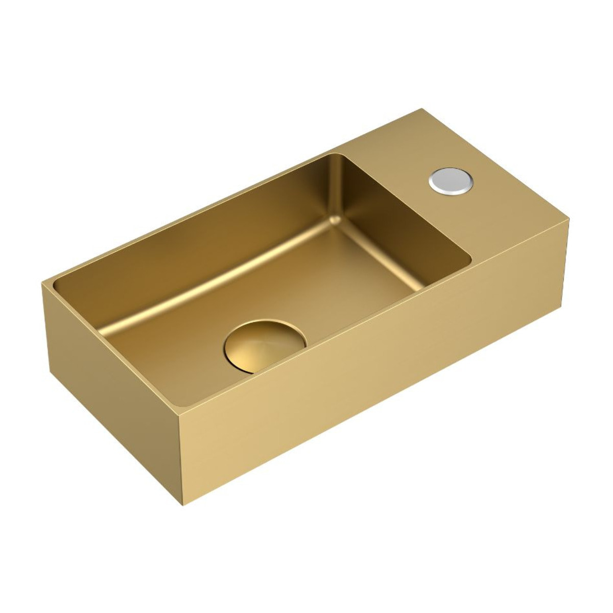 Timeless Lave mains en Acier Inoxydable 304, 40x22x11cm, Or brossé PVD