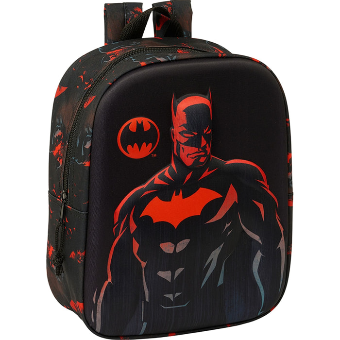 Mochila guarderia 3d bolsillo red batman
