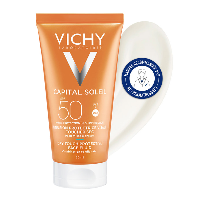 Ideal Soleil Emulsion Toucher Sec SPF50 50ml