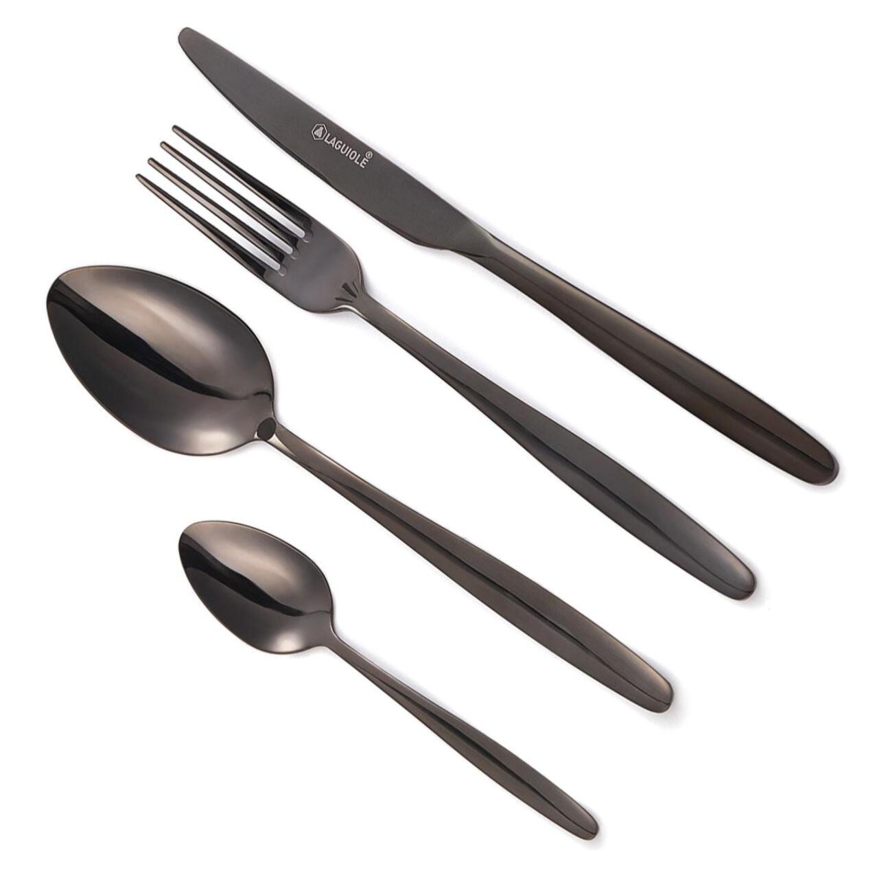 Ménagère 24 pièces - "Cléa noir"