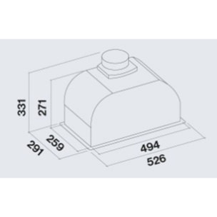 Hotte encastrable FALMEC GRUPEVOP3120