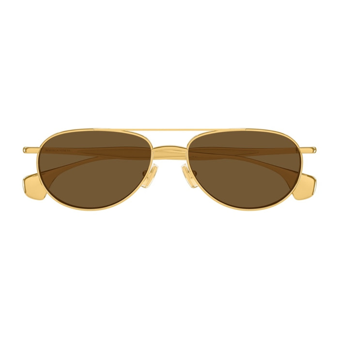 Gafas de Sol Bottega Veneta BV1419S-001 de Metal Unisex 56 mm