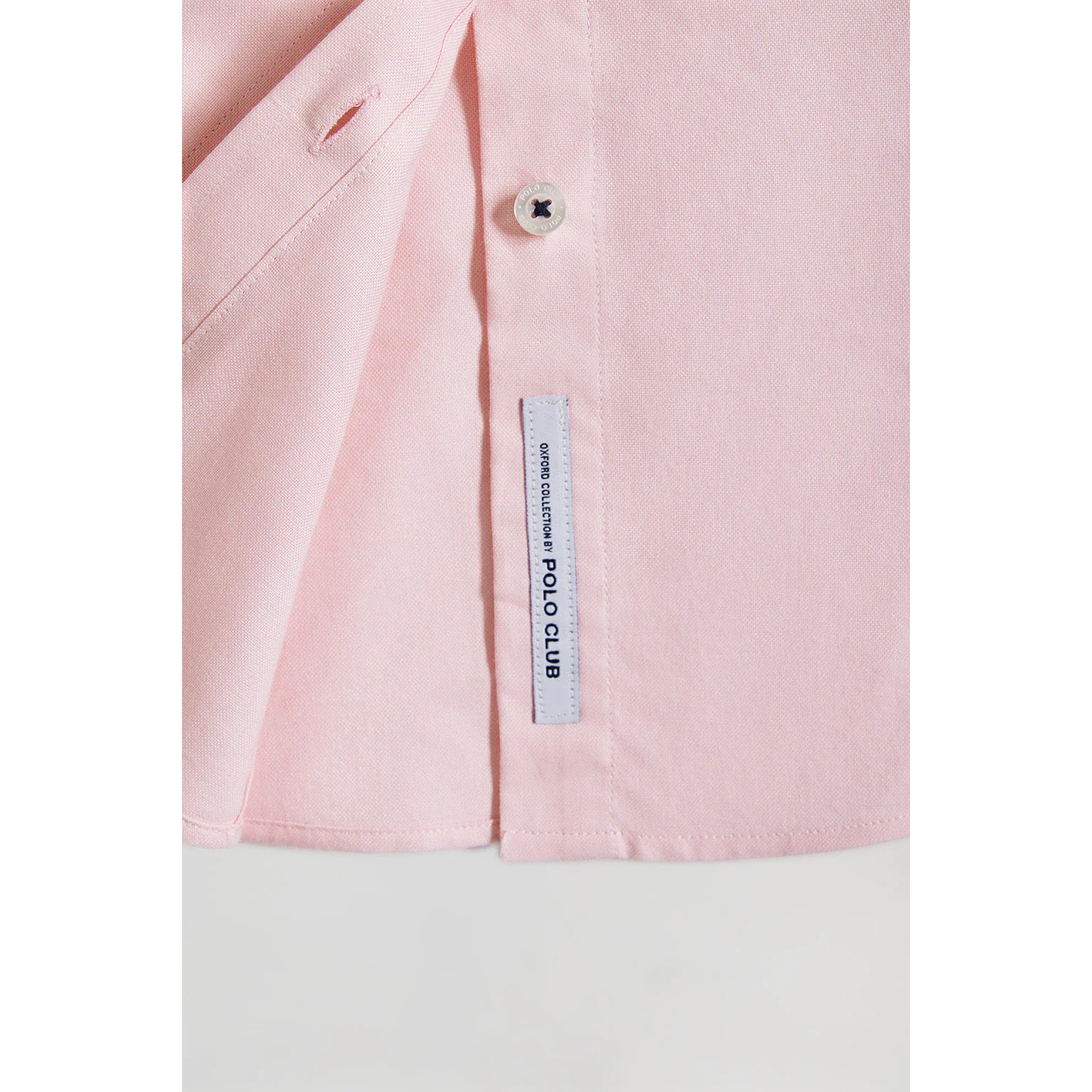 Camicia rosa Oxford Slim fit con logo Rigby Go