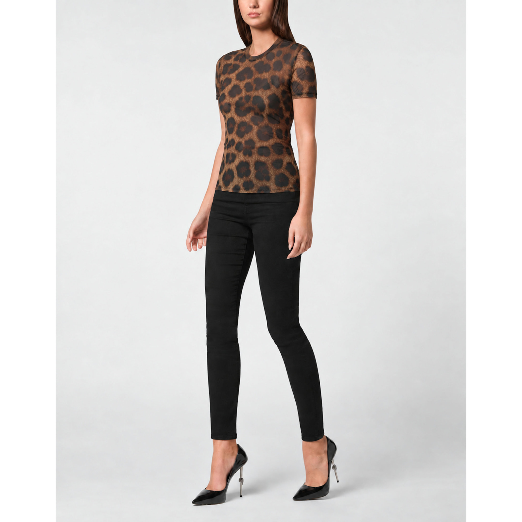 PHILIPP PLEIN Camiseta Sexy Pure LEOPARD