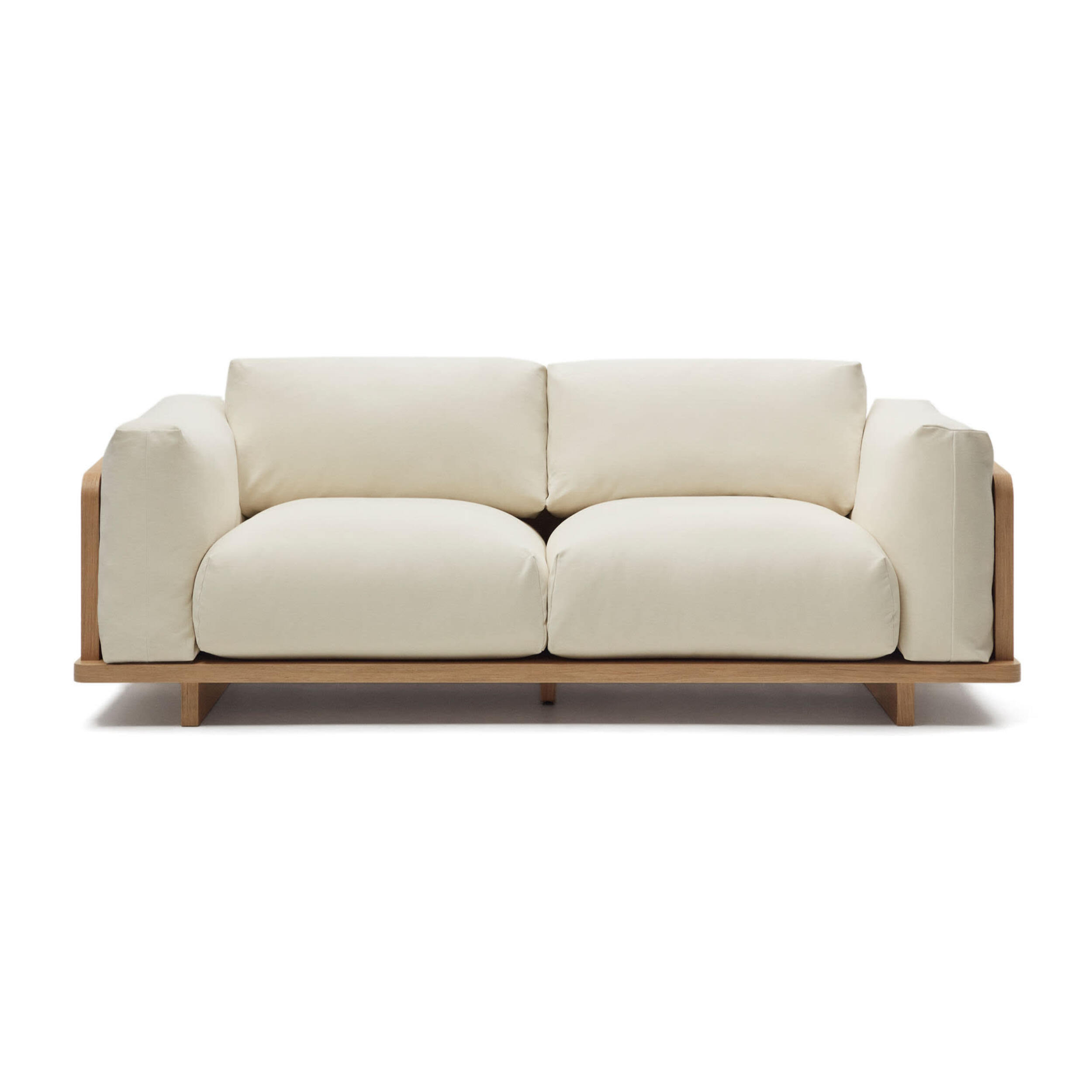 Sofá Oaq 3 plazas beige 225 cm FSC Mix Credit