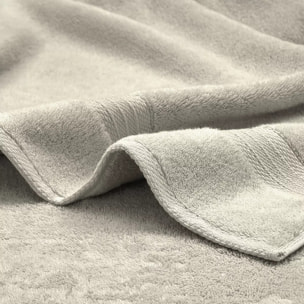 Serviette invites pur coton 550 g/m² uni ivoire Elea ivoire