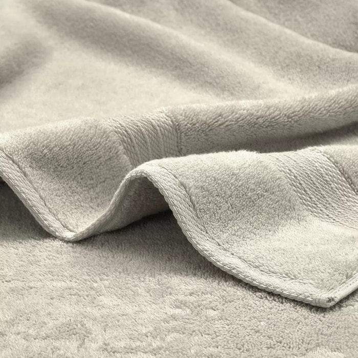 Serviette invites pur coton 550 g/m² uni ivoire Elea ivoire