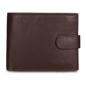 Portafoglio uomo vera pelle - Modello Eldrin Pro - Casual - 12.5 x 10.0 x 2.0 cm