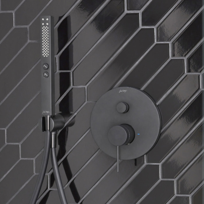 Pommeau de douche JACOB DELAFON Shift+ carré avec flexible