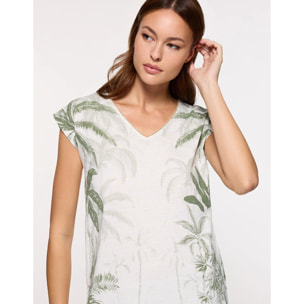 Camiseta Manga Corta Verde - Leaverna