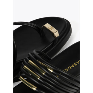 Sandali fascette arrotondate