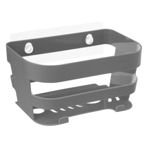 Étagère à ventouses "Bath'N Store" gris