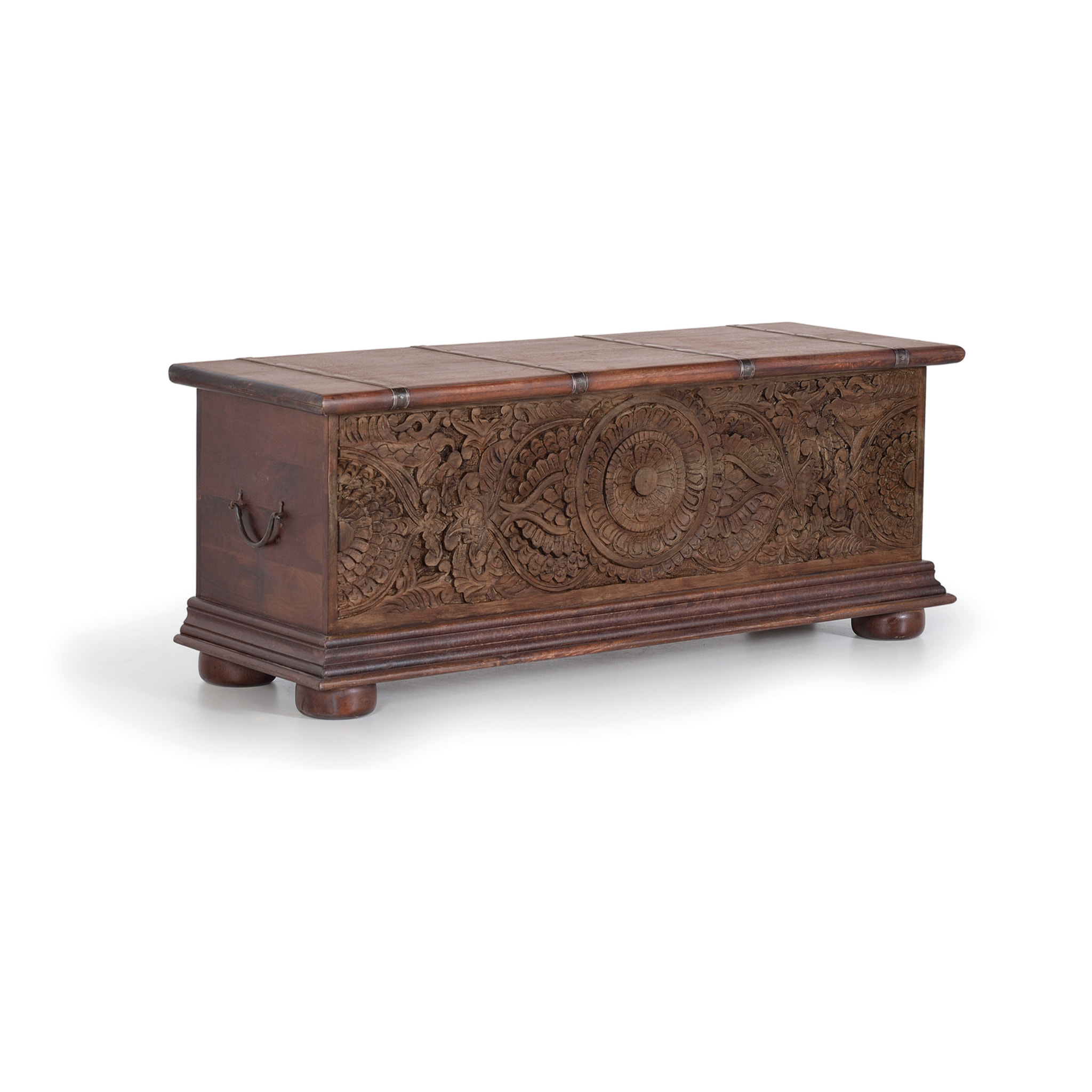 Baúl - madera de mango - 45x116x40cm