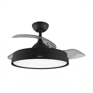 VENTILADOR DE TECHO EVVO V450 INVISIBLE Black