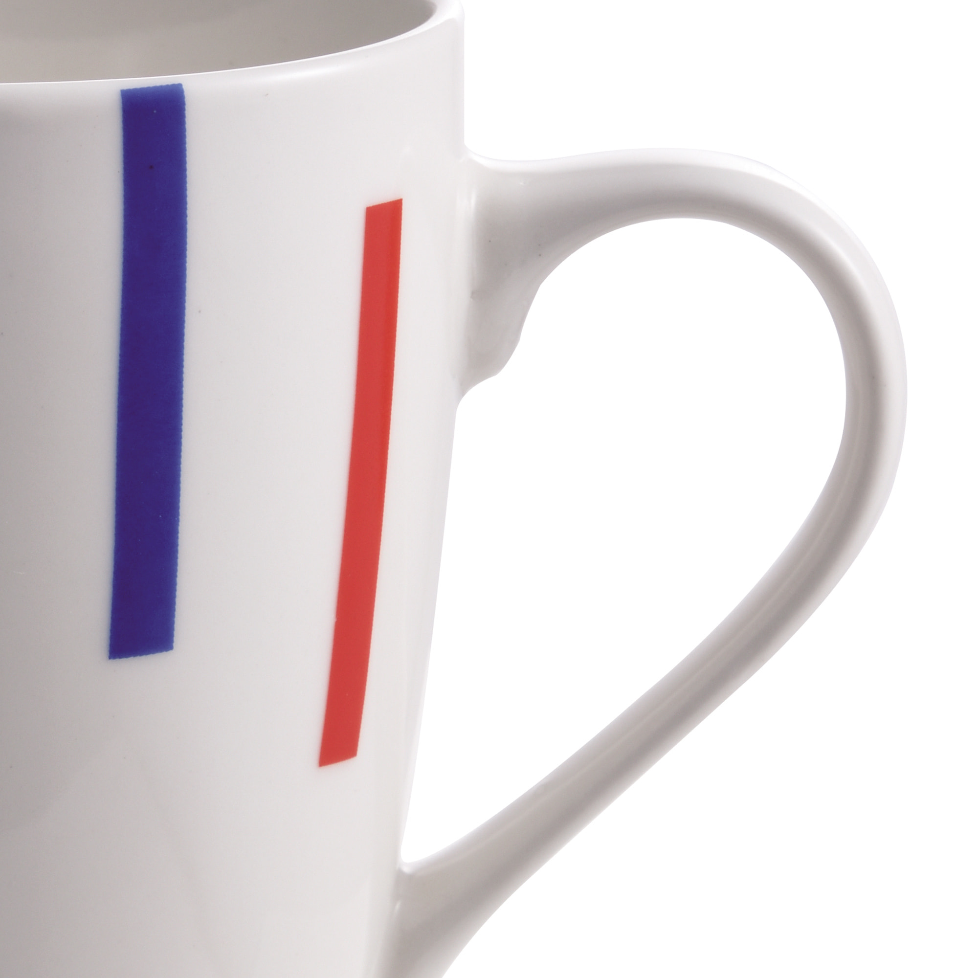 Set 4 mugs  diseño rayas de colores  benetton