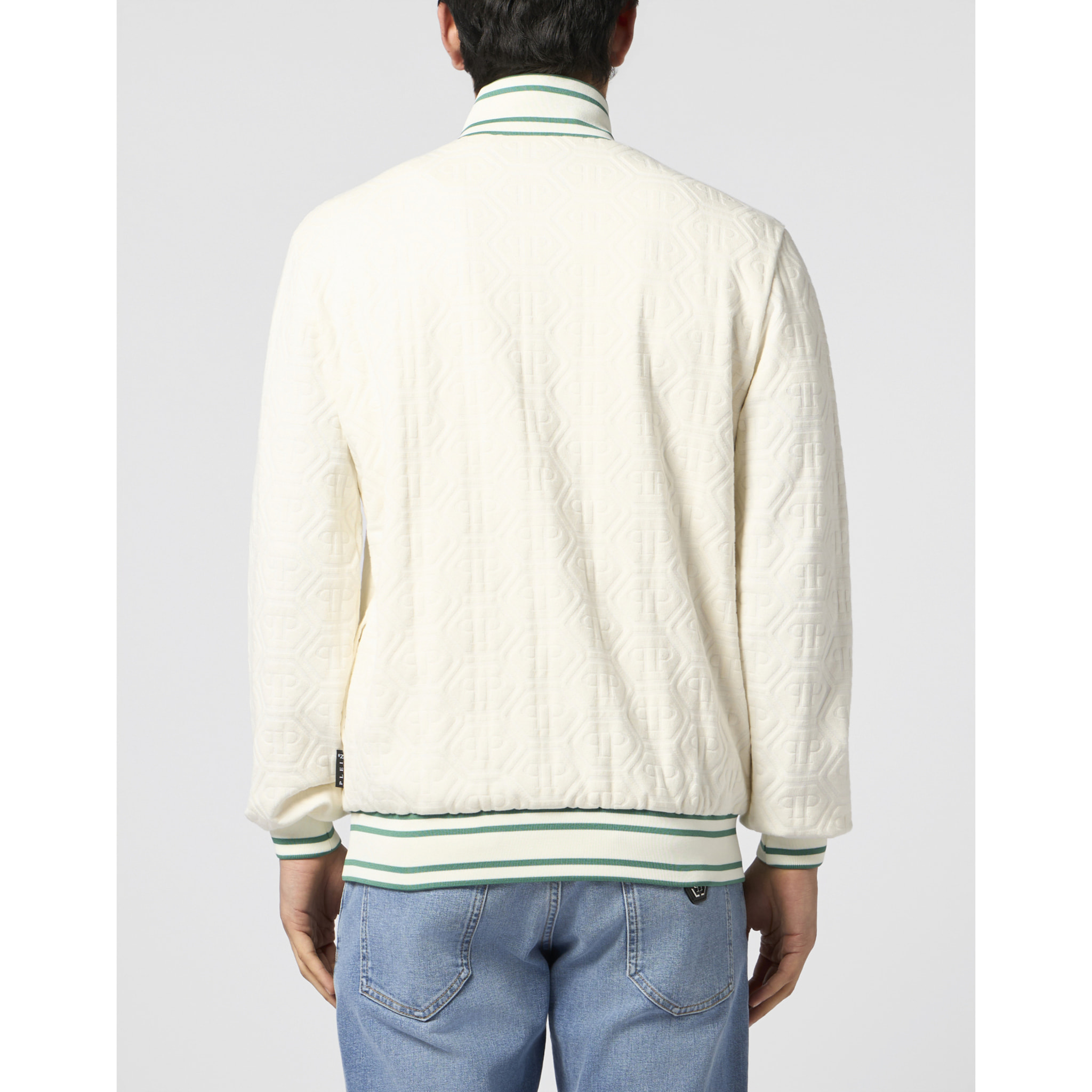 PHILIPP PLEIN Tracksuit Jacket Jacquard Monogram