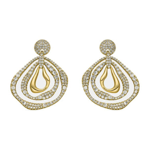 Pendientes Lux by Lux acabados oro 18k