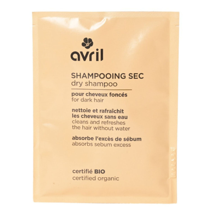 Shampooing Sec en Poudre - Cheveux Foncés Certifié Bio 30 g