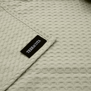 Plaid gaufré 100% coton Desert Sage 130x170 cm