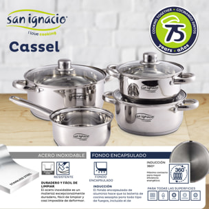 Bateria 7pcs +  3 sartenes de San Ignacio