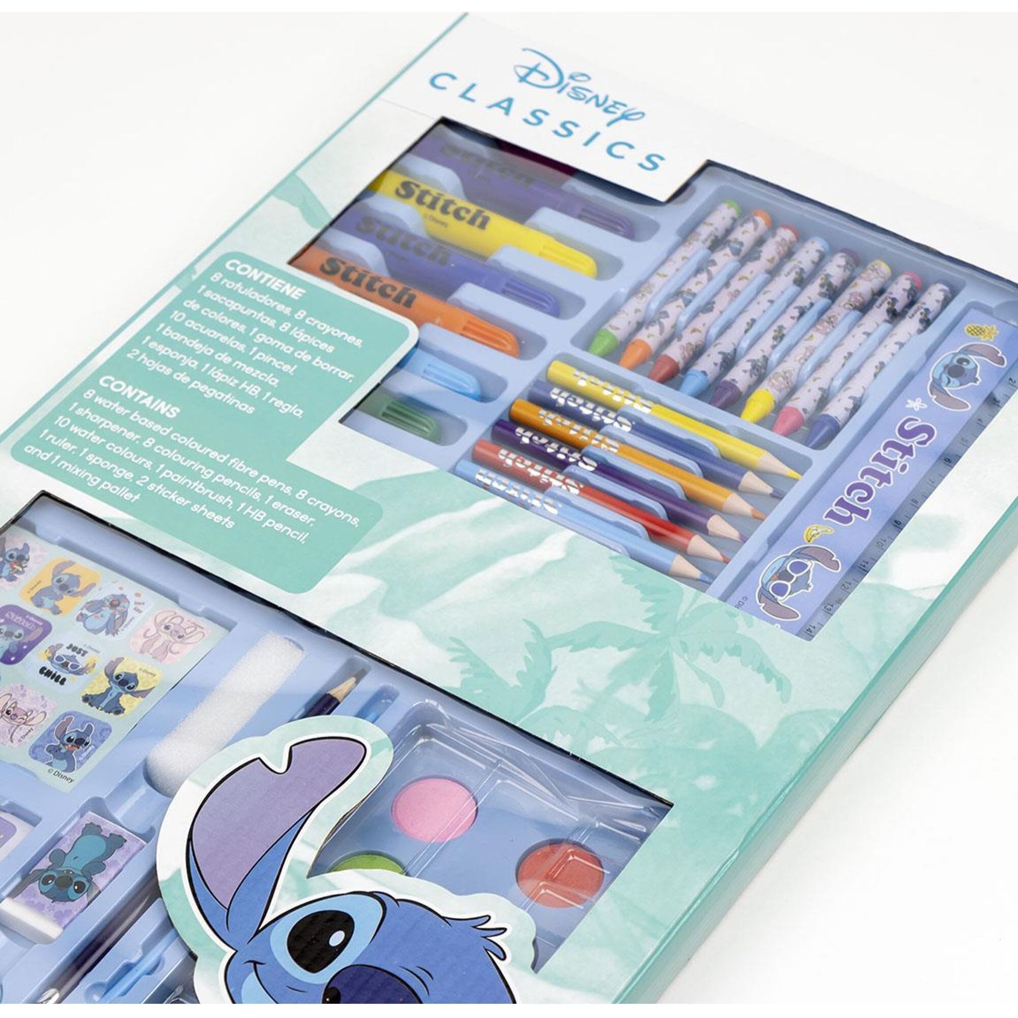 Set Papelería Coloreable Caja Stitch