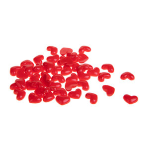 Cuori 12 Mm 100 Pz - Pezzi 6 - 0X0X0cm - Colore: Rosso - Bianchi Dino - Articoli Natalizi