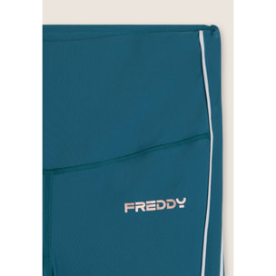 Leggings 7/8 con profili a contrasto e tasca laterale