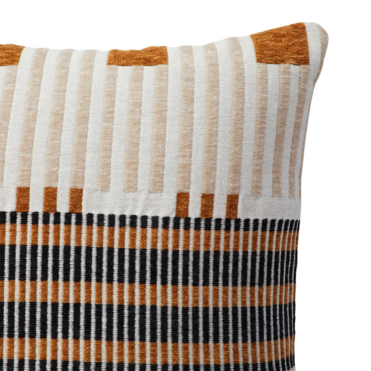 Coussin "Jangwa" jacquard lin 40x40cm