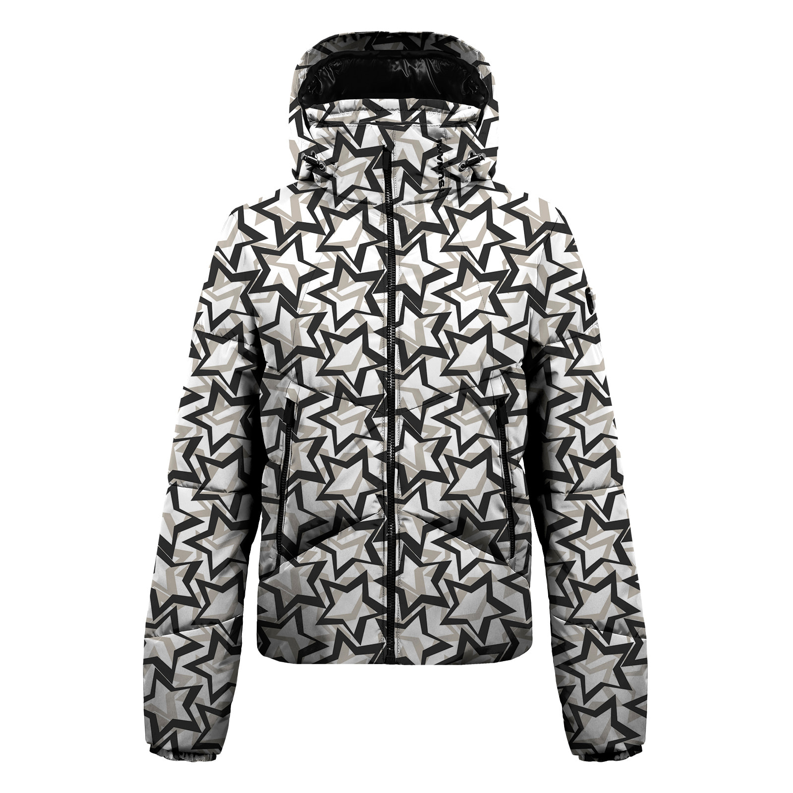 CHAQUETA ESQUI MUJER PUFFY ESTELAR PRINT BLANCO